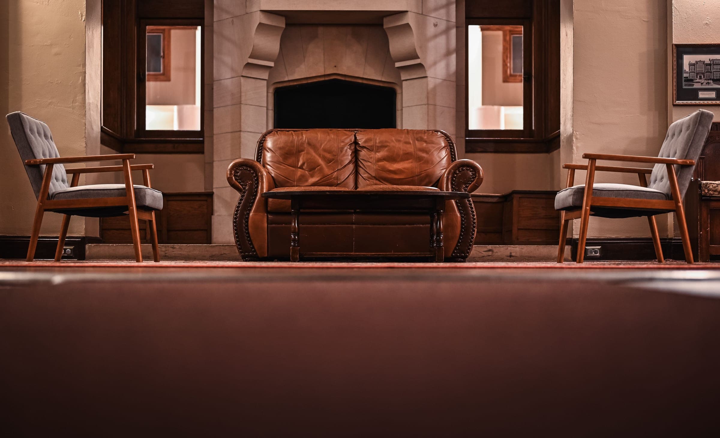 Nizam Daybed in a dark, intimate salon